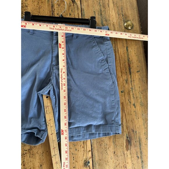 Members Only Mens Blue Shorts 34 everyday flat cotton‎ zipper button summer - Picture 6 of 6